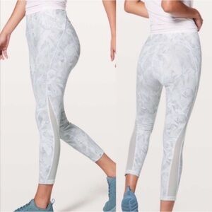 Lululemon Train Times 718 Pant *25" - Jasmine White Multi /‎ White Size 6